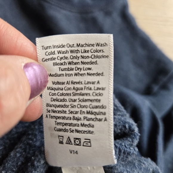 Set of 2 Long Sleeve Little Boy Shirts Small 6 / 7 EUC Navy Black - Picture 11 of 12